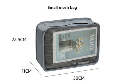 Set of Storage Cubes for Travel Packing