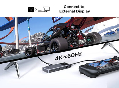 6-Port Docking Station with Multiple Connectivity Options