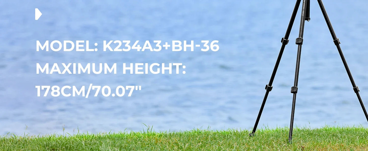 Lightweight Tripod for Cameras – 178cm Height