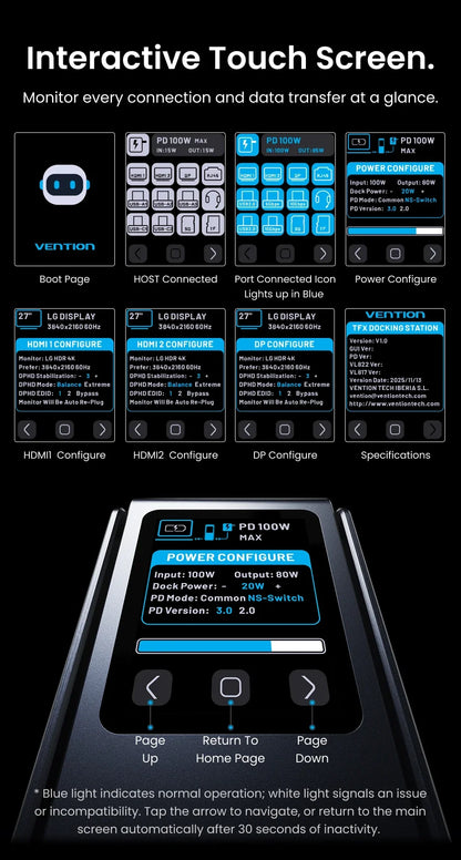 Multiport Docking Station with 13 Functions