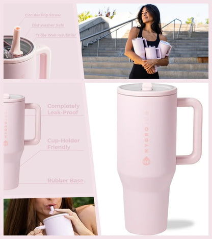 Flip Straw Insulated Tumbler