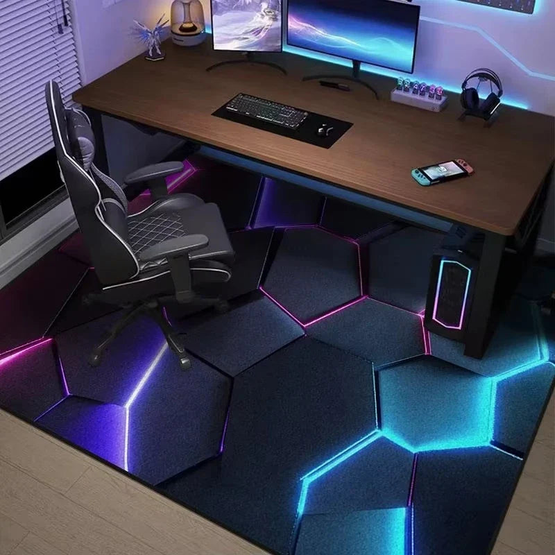 Area Rug for Gaming and Study Environments