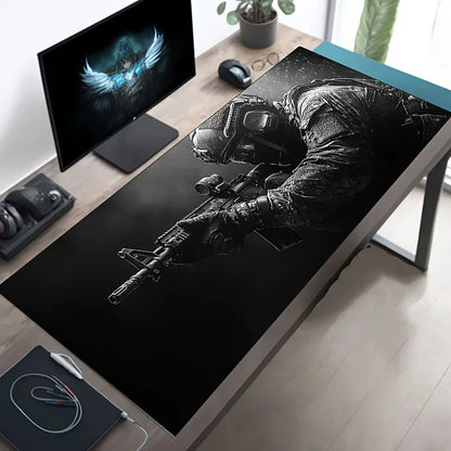 Tactical Soldiers Gaming Mouse Pad - XXL Size