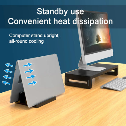 Vertical Laptop Stand with Dual Slots