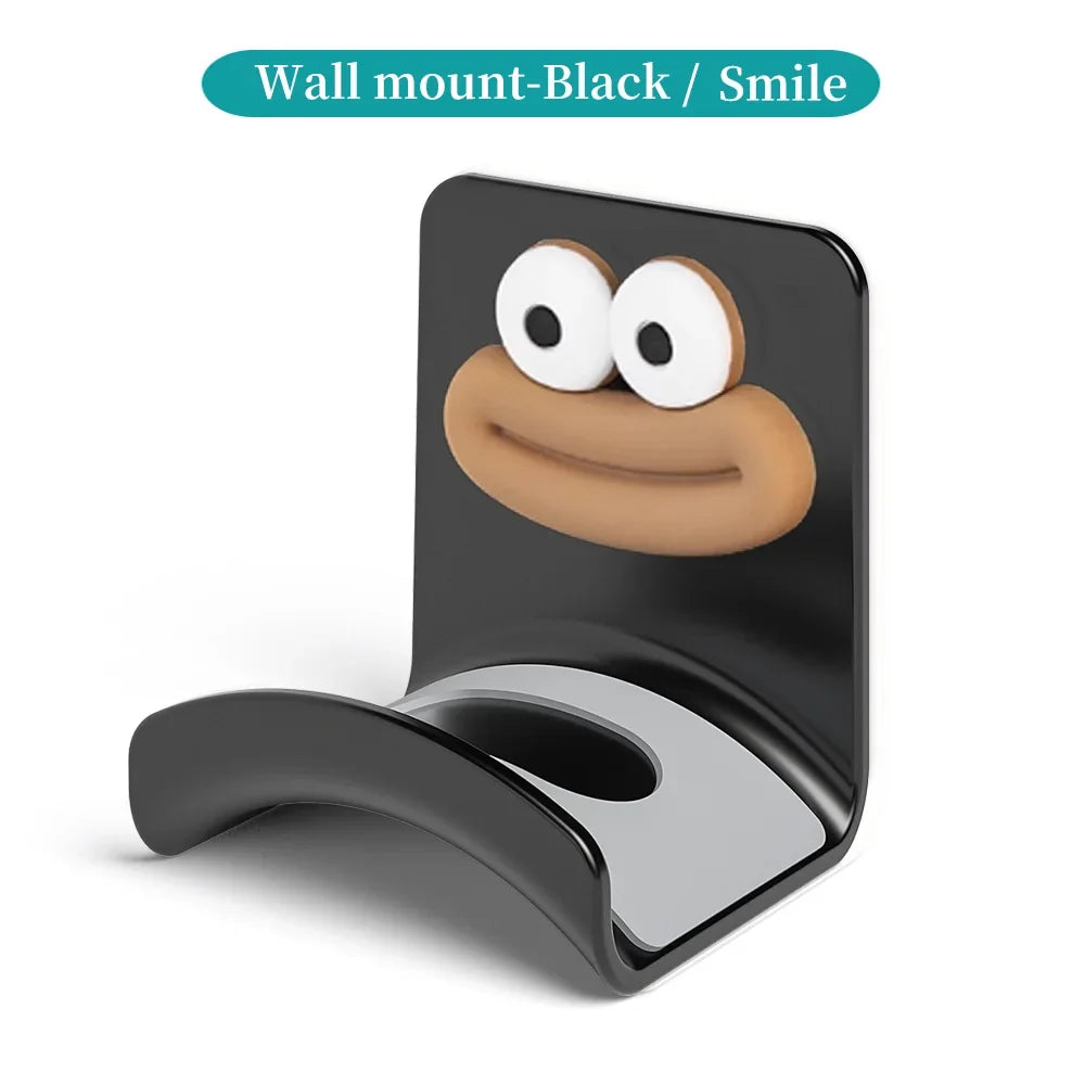 Wall-Mounted Holder for Headphones
