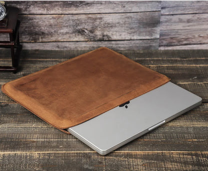 Genuine Leather Sleeve for Laptops