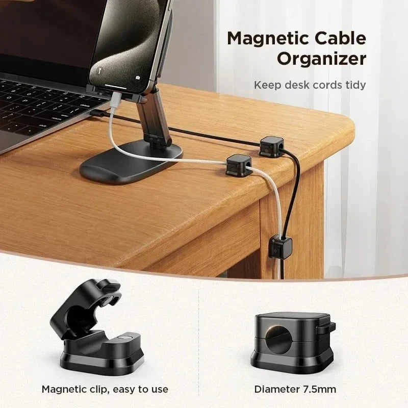 Holder for Magnetic Cables and Clips