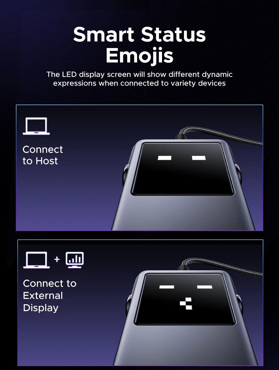 6-Port Docking Station with Multiple Connectivity Options