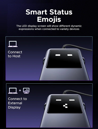6-Port Docking Station with Multiple Connectivity Options