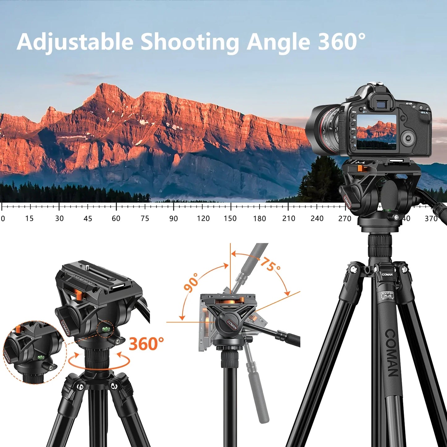 Scenic Photography Tripod for Travel Use