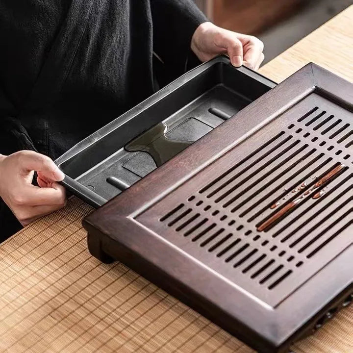 Storage Tray for Bamboo Tea Set