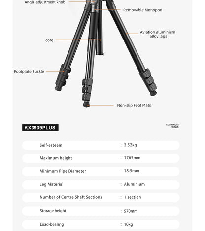 Scenic Photography Tripod for Travel Use