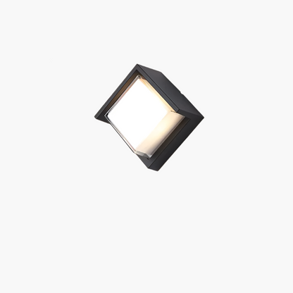 Solar-Powered Wall Light with Motion Detection for Outdoor Safety