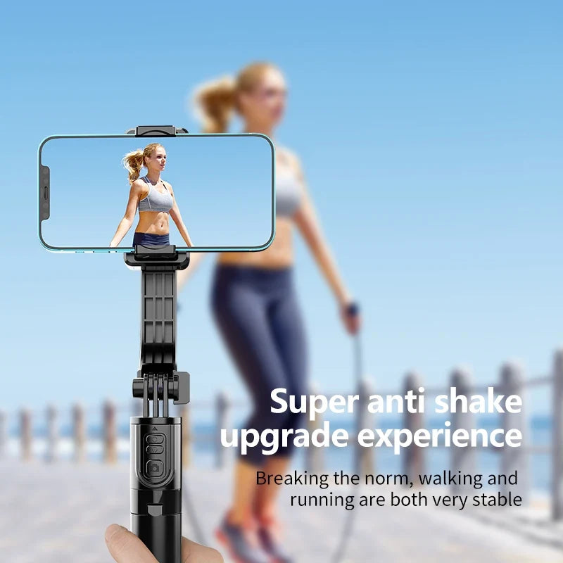 Wireless Gimbal Tripod Stabilizer with Bluetooth Connectivity