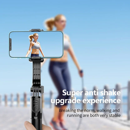 Wireless Gimbal Tripod Stabilizer with Bluetooth Connectivity