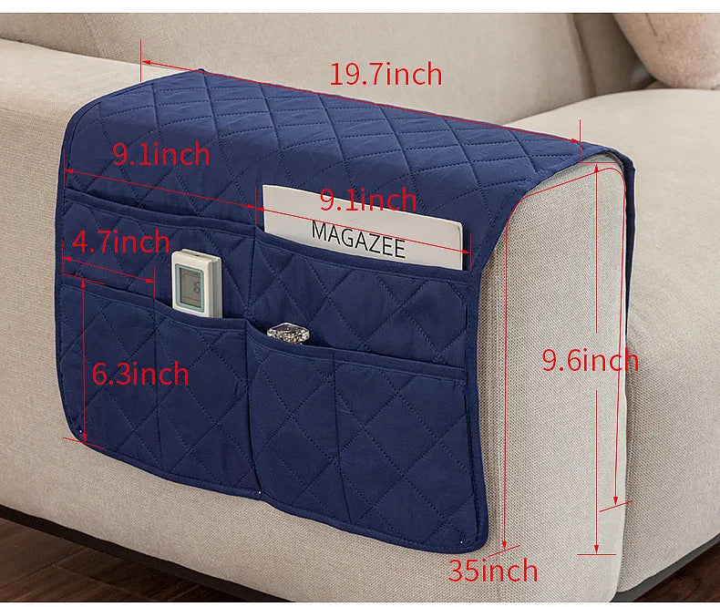Sofa Armrest Storage Bag