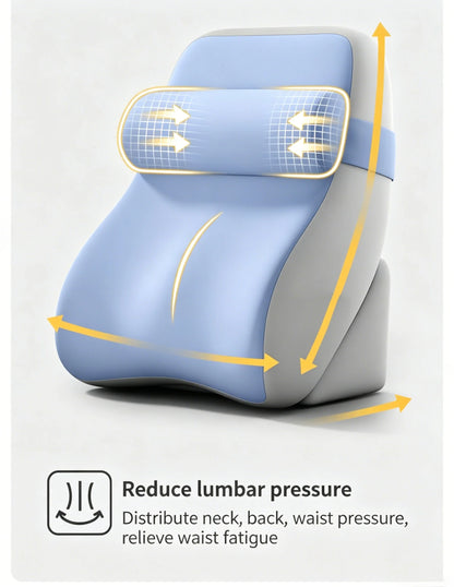 Extra Large Back Support Wedge Pillow with Ergonomic Design