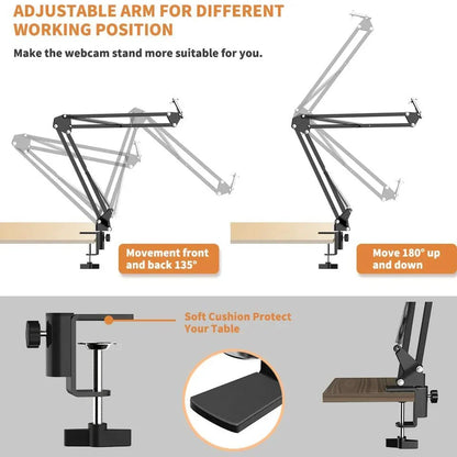 Phone Stand with Selfie Ring Light for Enhanced Photography