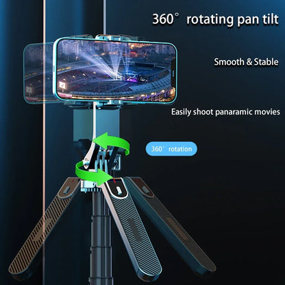 Camera Tripod with Remote Control Functionality