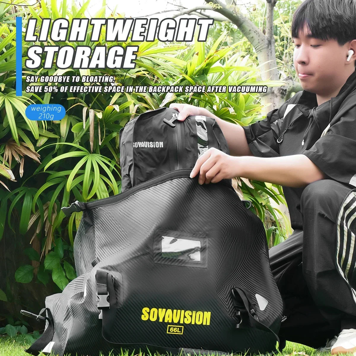 Travel Compression Storage Bags for Vacuum Sealing