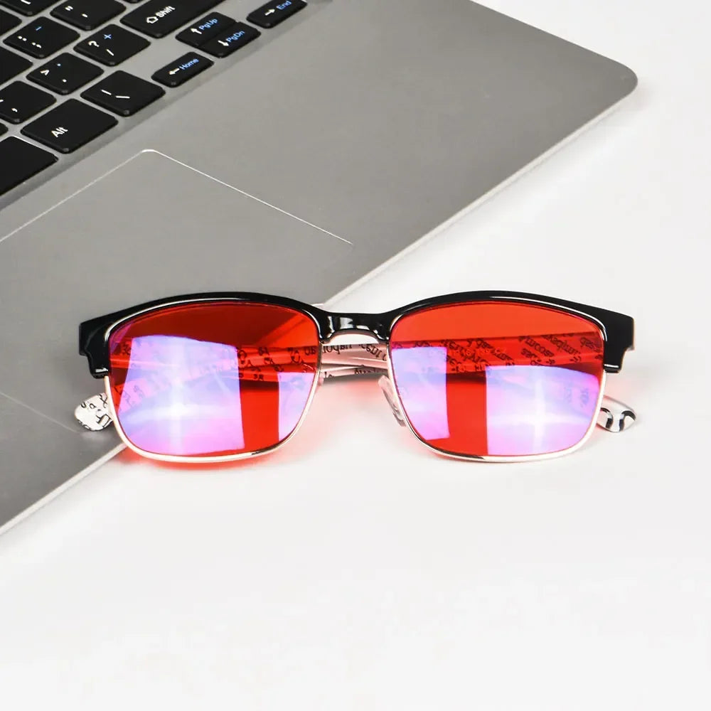 Red Lens Sleep Glasses for Better Rest