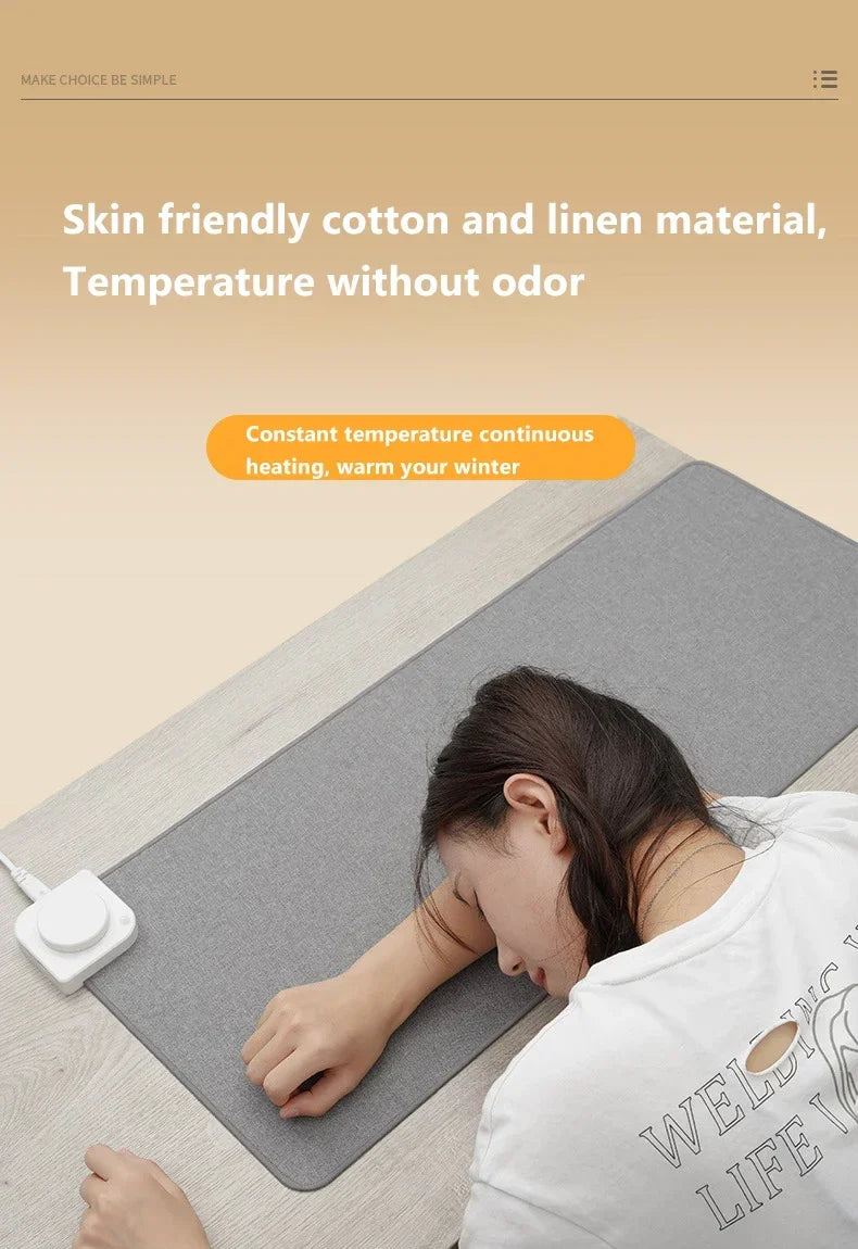 Comfortable and Warm Heated Mouse Pad for Enhanced Productivity
