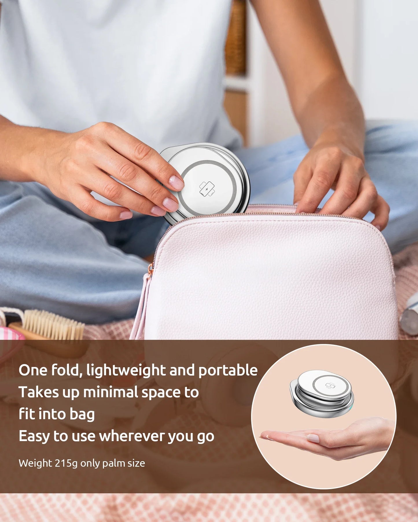 Magnetic Charging Stand with 3-in-1 Rotating Features