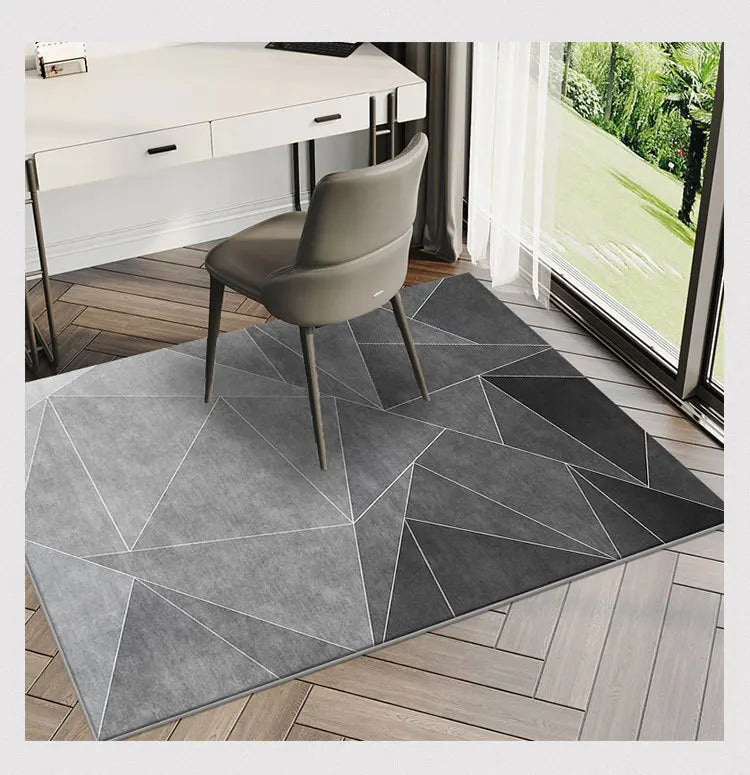 Contemporary Area Rug for Home Office or Study Room
