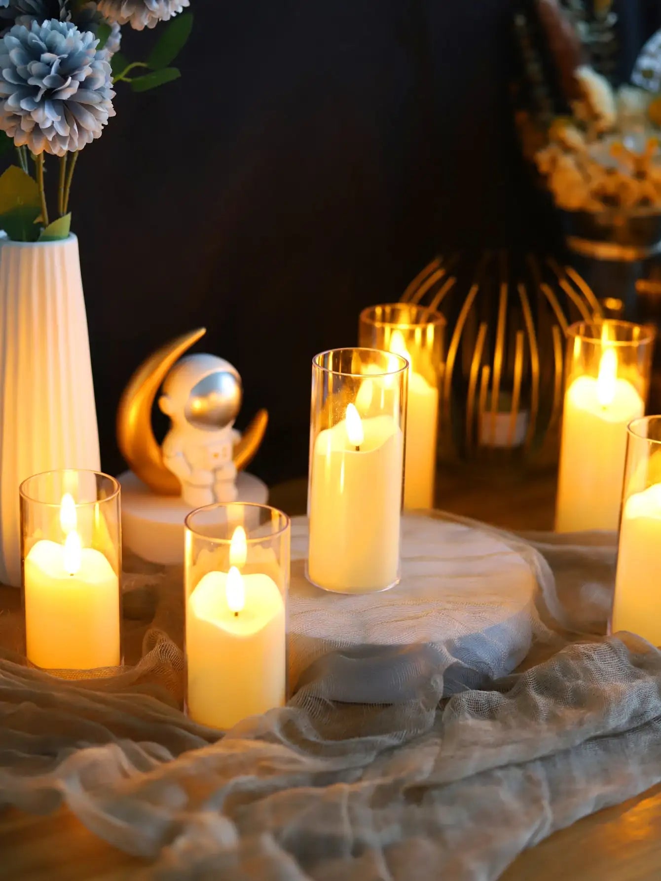 Battery Operated LED Candles Without Flames