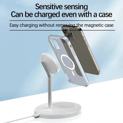 Dual Magnetic Wireless Charger Station
