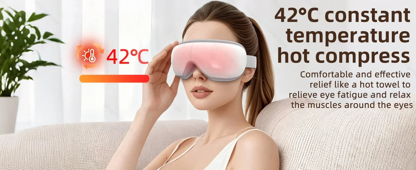 Eye Massager with Heat and Vibration Features