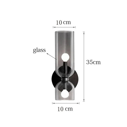 Elegant Glass Wall Sconce – Modern Nordic Design