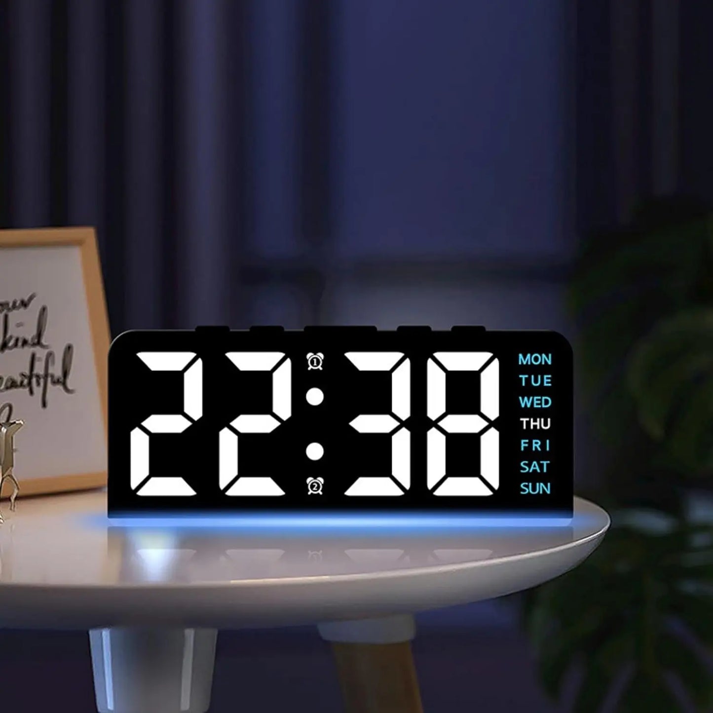 Compact Night Light Alarm Clock