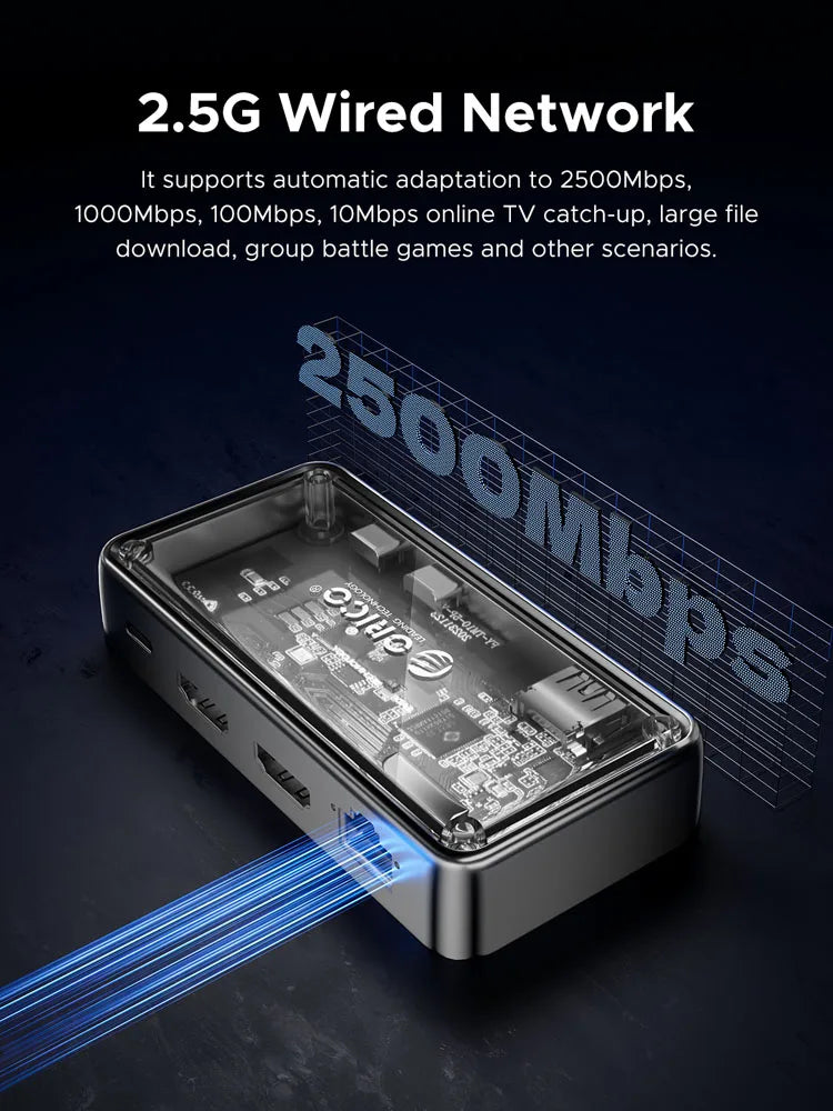 Multiple Port Docking Station for Enhanced Connectivity