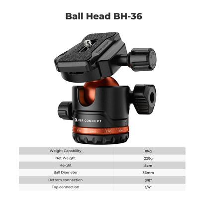 Lightweight Tripod for Cameras – 178cm Height