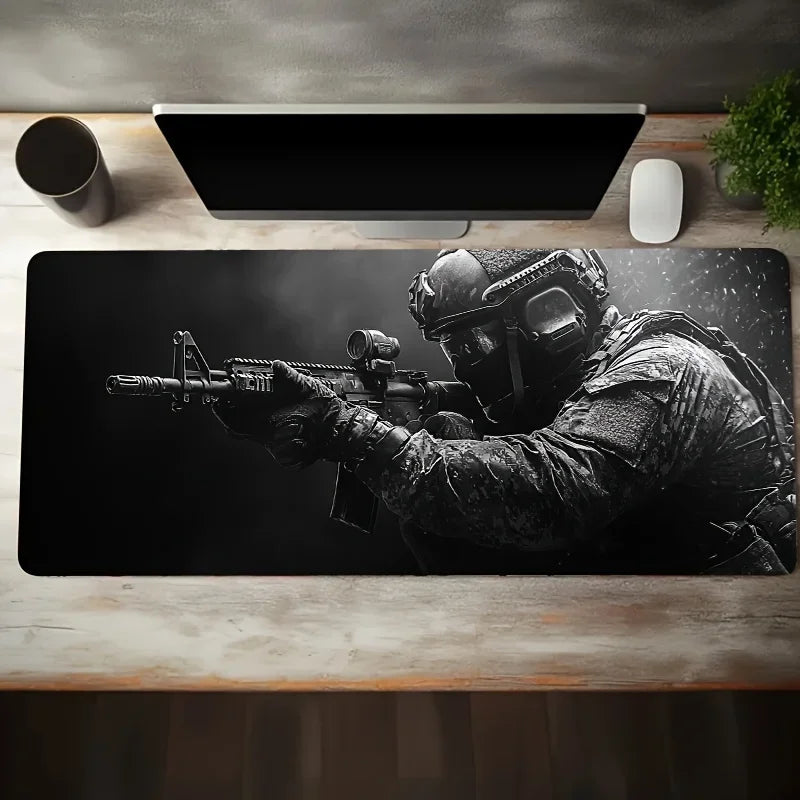 Tactical Soldiers Gaming Mouse Pad - XXL Size