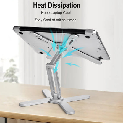 Aluminum Laptop Stand with 360-Degree Adjustable Angles