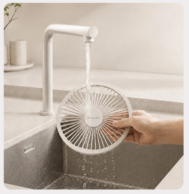 Smart Oscillating Desk Fan for Improved Airflow