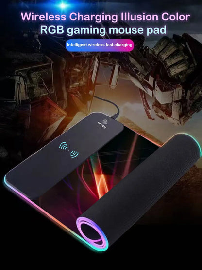 15W RGB Wireless Charging Pad for Enhanced Illumination