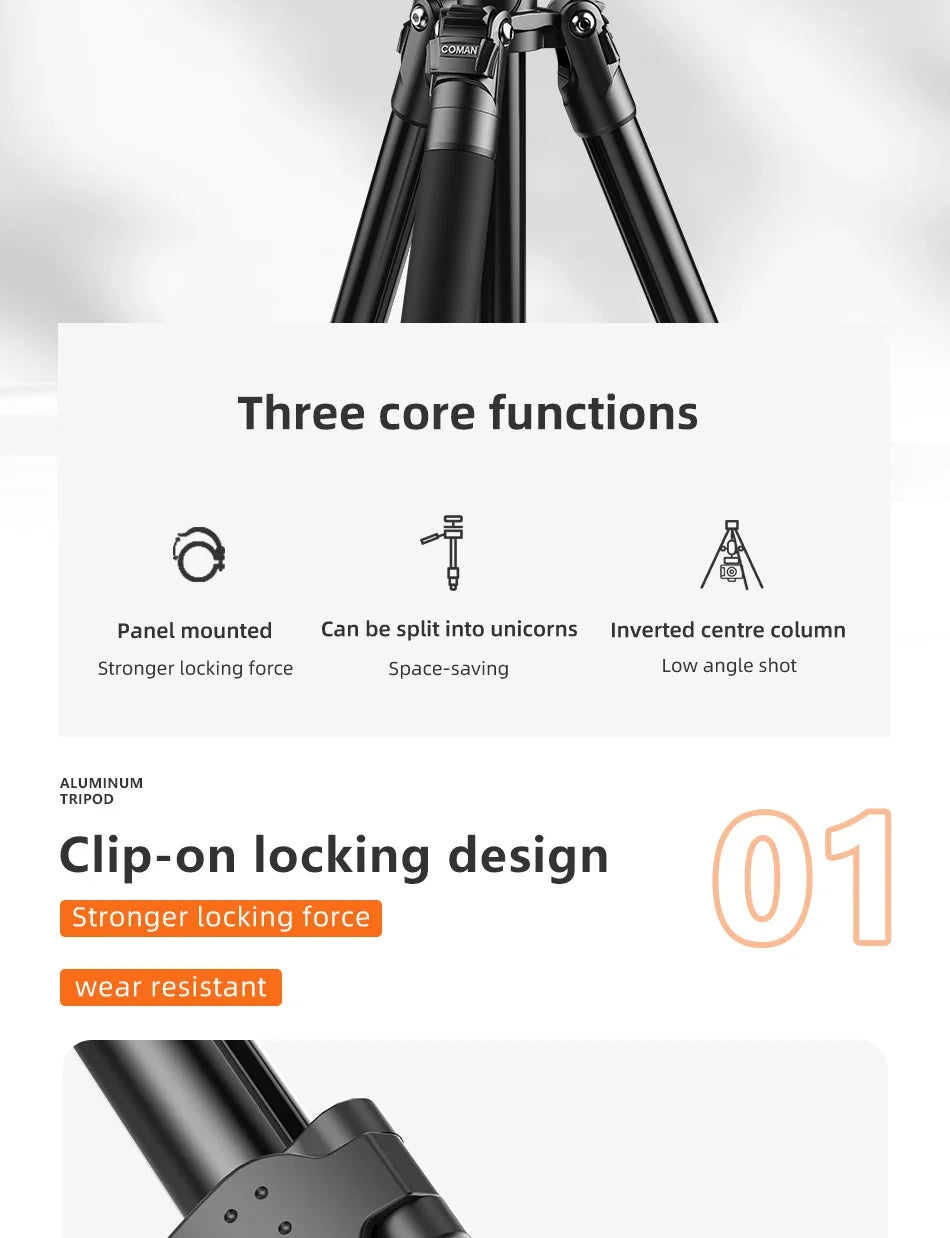 Scenic Photography Tripod for Travel Use