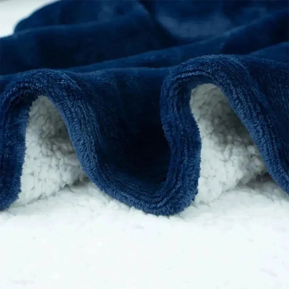 Cozy Fleece Hoodie Blanket in Extra Large Size for Warm Comfort