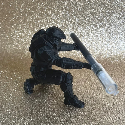 Pen Holder Shaped Like a Soldier – 3D Printed Design