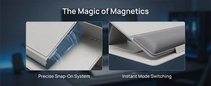Collapsible Laptop Stand with Magnetic Features