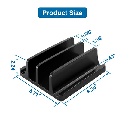 Vertical Laptop Stand with Dual Slots