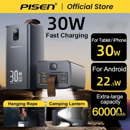 Portable Battery Charger with 60000mAh Capacity