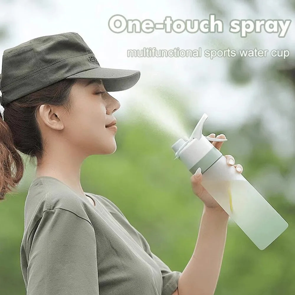 Water Bottle for Sports with Large Capacity and Spray Function