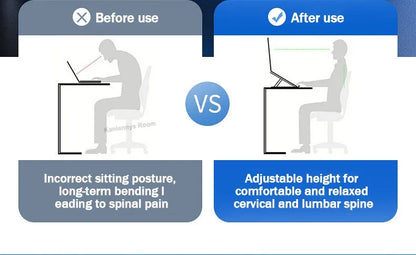 Cooling Pad for Laptops with Adjustable Design