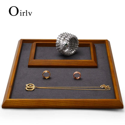 Elegant Wooden Tray for Bracelet Storage and Organization