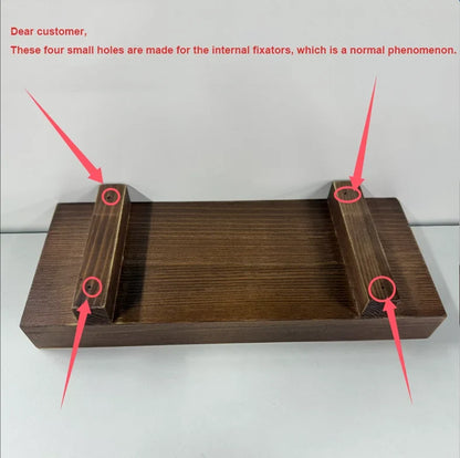 Natural Wood Storage Tray for Essentials