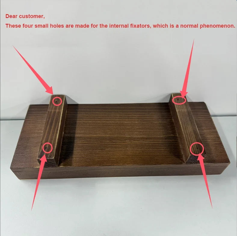 Natural Wood Storage Tray for Essentials